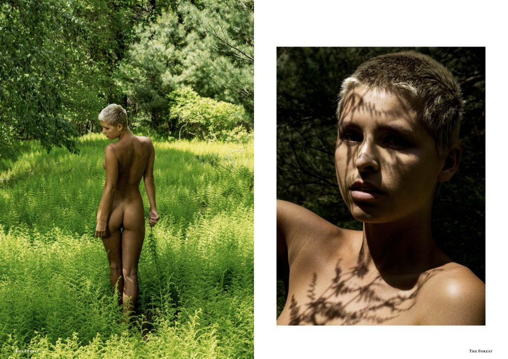 Marisa Papen Nude Photoshoot, Outdoors Pics
