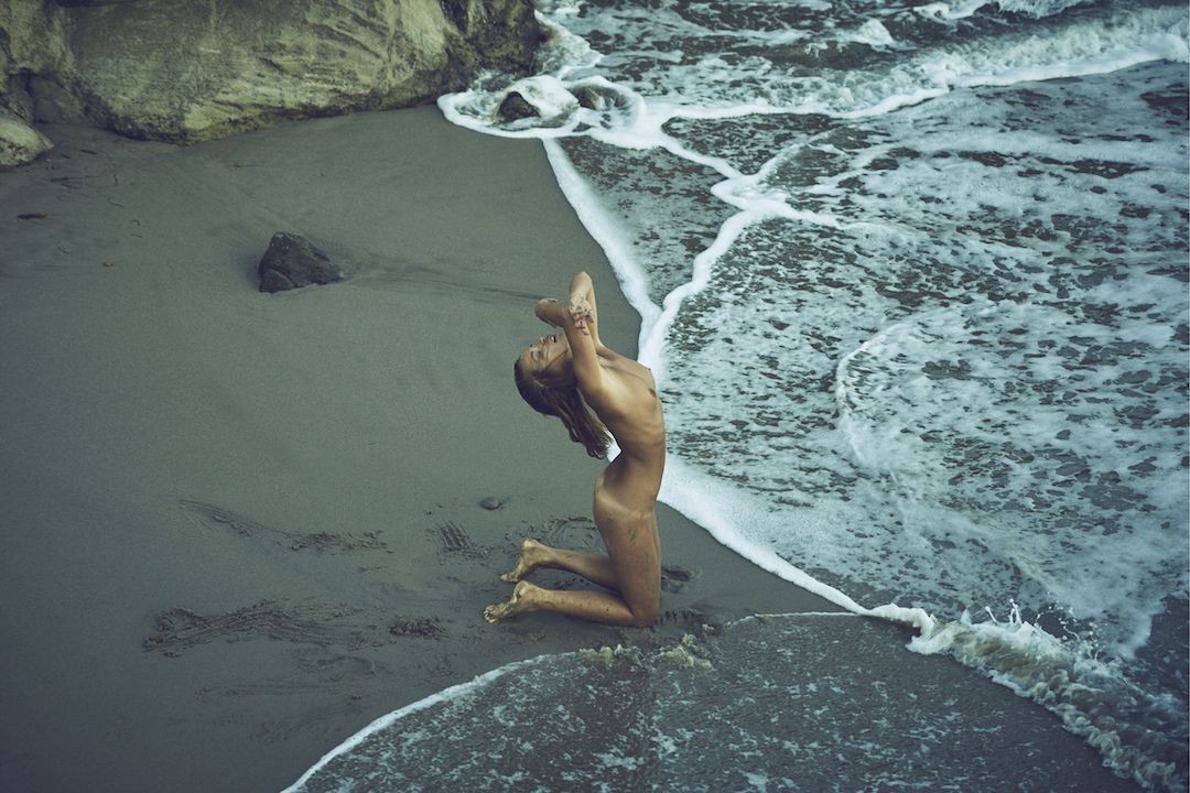 Marisa Papen Nude Beach Photos, Long Legs