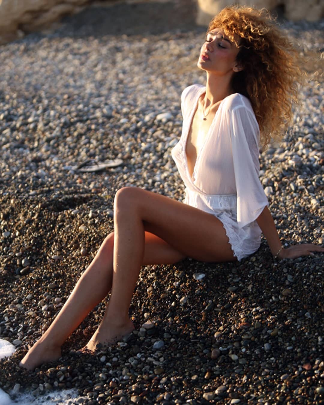 Amanda Chrishell Bikini Pics, Long Legs